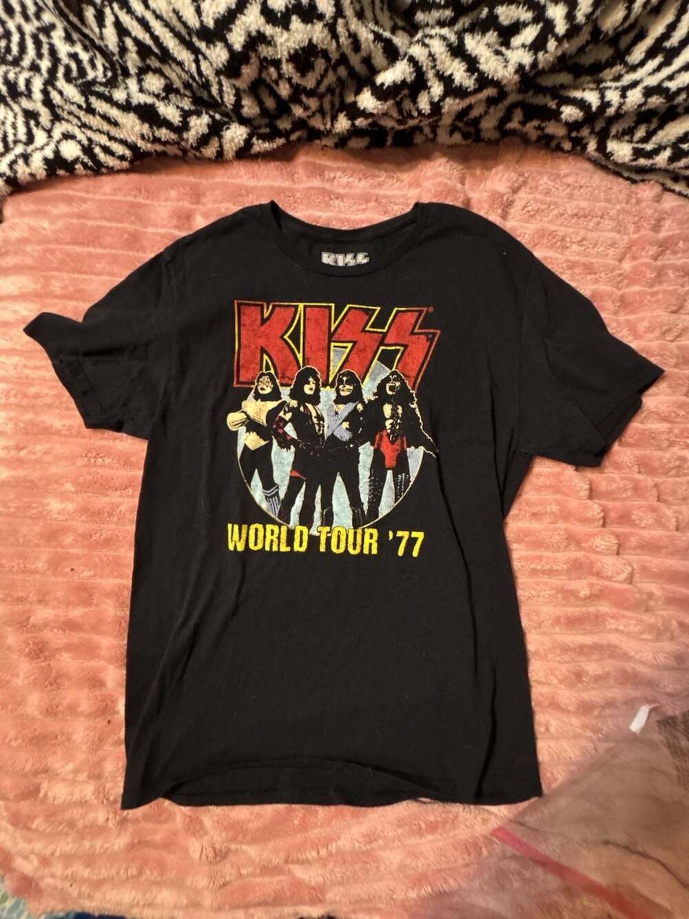 KISS World Tour '77 Graphic Band T-Shirt